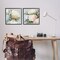 Stupell Industries Pastel Blooming Hydrangeas 2pc Framed Giclee Wall Art Set Design by Alex Black